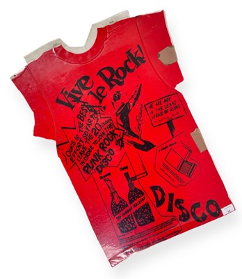 Lot 15 - BOY LONDON ARCHIVE - SEDITIONARIES T-SHIRT  - VIVE LE ROCK.