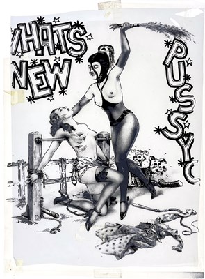 Lot 16 - BOY LONDON / SEDITIONARIES - PUNK FASHION HISTORY - ORIGINAL CELLULOID SHEETS FOR SEDITIONARIES ERA DESIGNS.