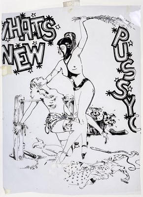 Lot 16 - BOY LONDON / SEDITIONARIES - PUNK FASHION HISTORY - ORIGINAL CELLULOID SHEETS FOR SEDITIONARIES ERA DESIGNS.