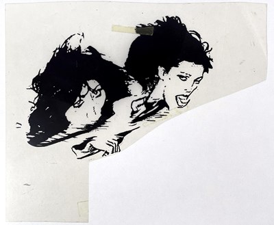 Lot 18 - BOY LONDON / SEDITIONARIES - PUNK FASHION HISTORY - ORIGINAL CELLULOID SHEETS FOR SEDITIONARIES ERA DESIGNS.