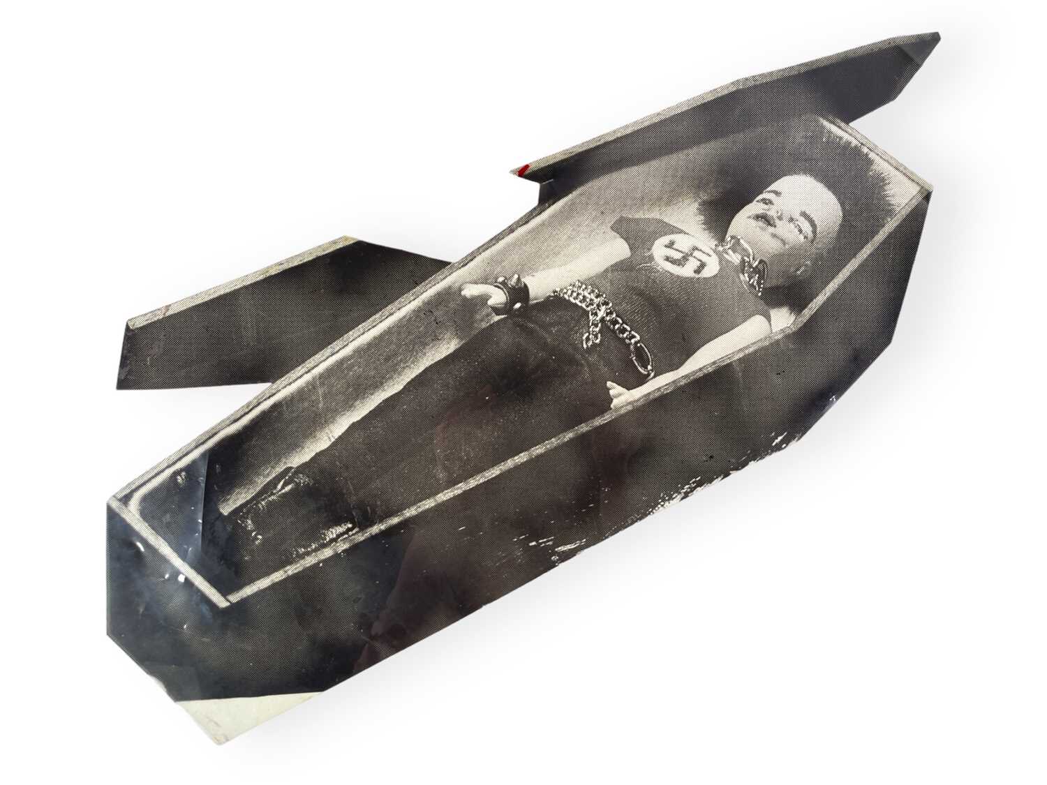 Lot 21 - BOY LONDON / SEDITIONARIES - PUNK FASHION HISTORY - ORIGINAL CELLULOID SHEET WITH SEX PISTOLS/SID VICIOUS 'SOMETHING ELSE' POSTER DESIGN.