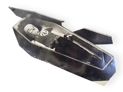 Lot 21 - BOY LONDON / SEDITIONARIES - PUNK FASHION HISTORY - ORIGINAL CELLULOID SHEET WITH SEX PISTOLS/SID VICIOUS 'SOMETHING ELSE' POSTER DESIGN.