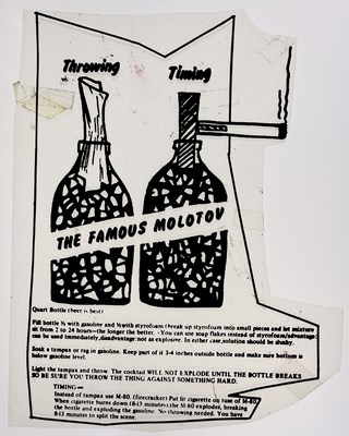Lot 22 - BOY LONDON / SEDITIONARIES - PUNK FASHION HISTORY - ORIGINAL CELLULOID SHEETS FOR SEDITIONARIES T-SHIRT..