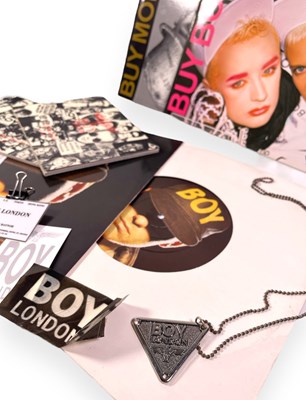 Lot 35 - BOY LONDON - COLLECTABLES INC ELTON JOHN WATCH / VINYL ETC.