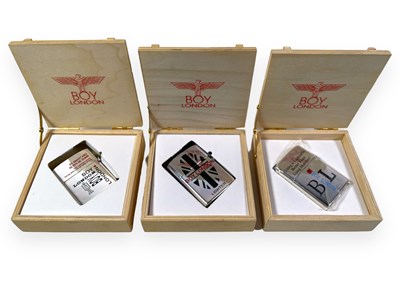 Lot 36 - BOY LONDON - COLLECTABLES INC SUNGLASSES/LIGHTER/WATCH.
