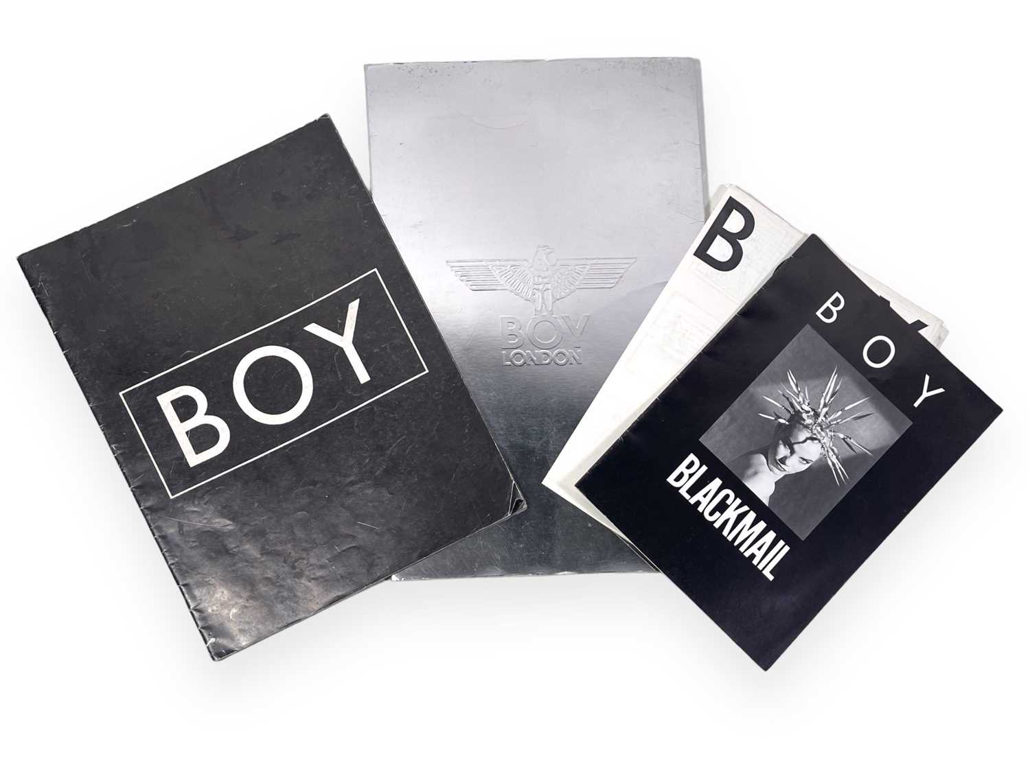 Lot 39 - BOY LONDON - ORIGINAL CATALOGUES INC BLACKMAIL/RARE BEATLES CATALOGUE.