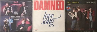 Lot 252 - THE DAMNED - LOVE SONG 7" OVERSEAS PACK
