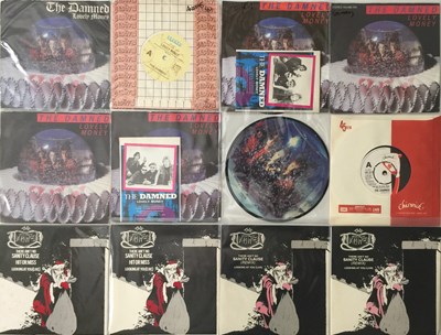 Lot 255 - THE DAMNED - LOVELY MONEY 7" (PRESSINGS PACK)