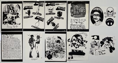 Lot 57 - BOY LONDON / SEDITIONARIES / JAMIE REID - PRINTS OF CLASSIC PUNK ERA DESIGNS / MOTIFS.