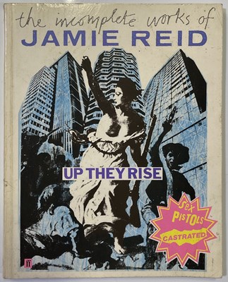 Lot 58 - BOY LONDON - JAMIE REID 'INCOMPLETE WORKS' BOOK AND PROMOTIONAL POSTER.