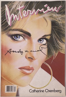 Lot 61 - BOY LONDON ARCHIVE - ANDY WARHOL AT BOY - SIGNED COPY OF 'INTERVIEW'