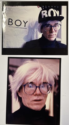 Lot 62 - BOY LONDON ARCHIVE - ANDY WARHOL AT BOY - ORIGINAL PHOTOGRAPHS.