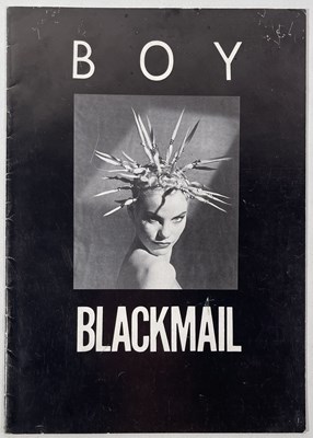 Lot 63 - BOY LONDON ARCHIVE - ORIGINAL PROMOTIONAL POSTER / SHOPPING BAG / CATALOGUES.