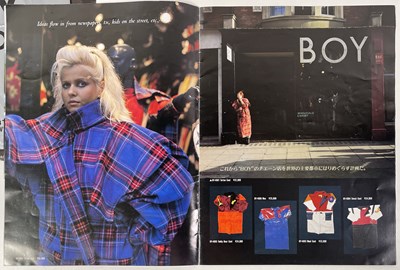 Lot 63 - BOY LONDON ARCHIVE - ORIGINAL PROMOTIONAL POSTER / SHOPPING BAG / CATALOGUES.