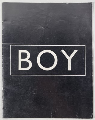 Lot 63 - BOY LONDON ARCHIVE - ORIGINAL PROMOTIONAL POSTER / SHOPPING BAG / CATALOGUES.