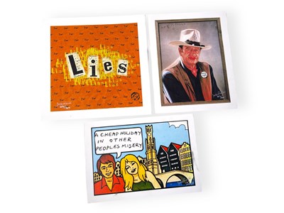 Lot 65 - BOY LONDON ARCHIVE - JAMIE REID (1947-2023) LIMITED EDITION SIGNED PRINTS.