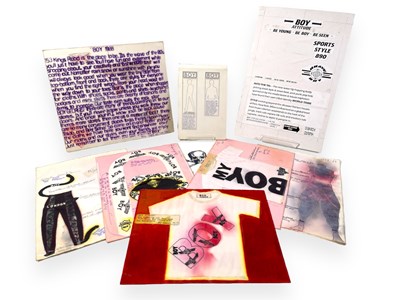Lot 66 - BOY LONDON ARCHIVE - ORIGINAL BOY DESIGNS / ADVERTISING.