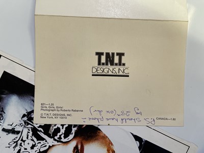 Lot 67 - BOY LONDON ARCHIVE - BOY GEORGE IN BOY - SIGNED LETTER / PHOTO COLLECTION.