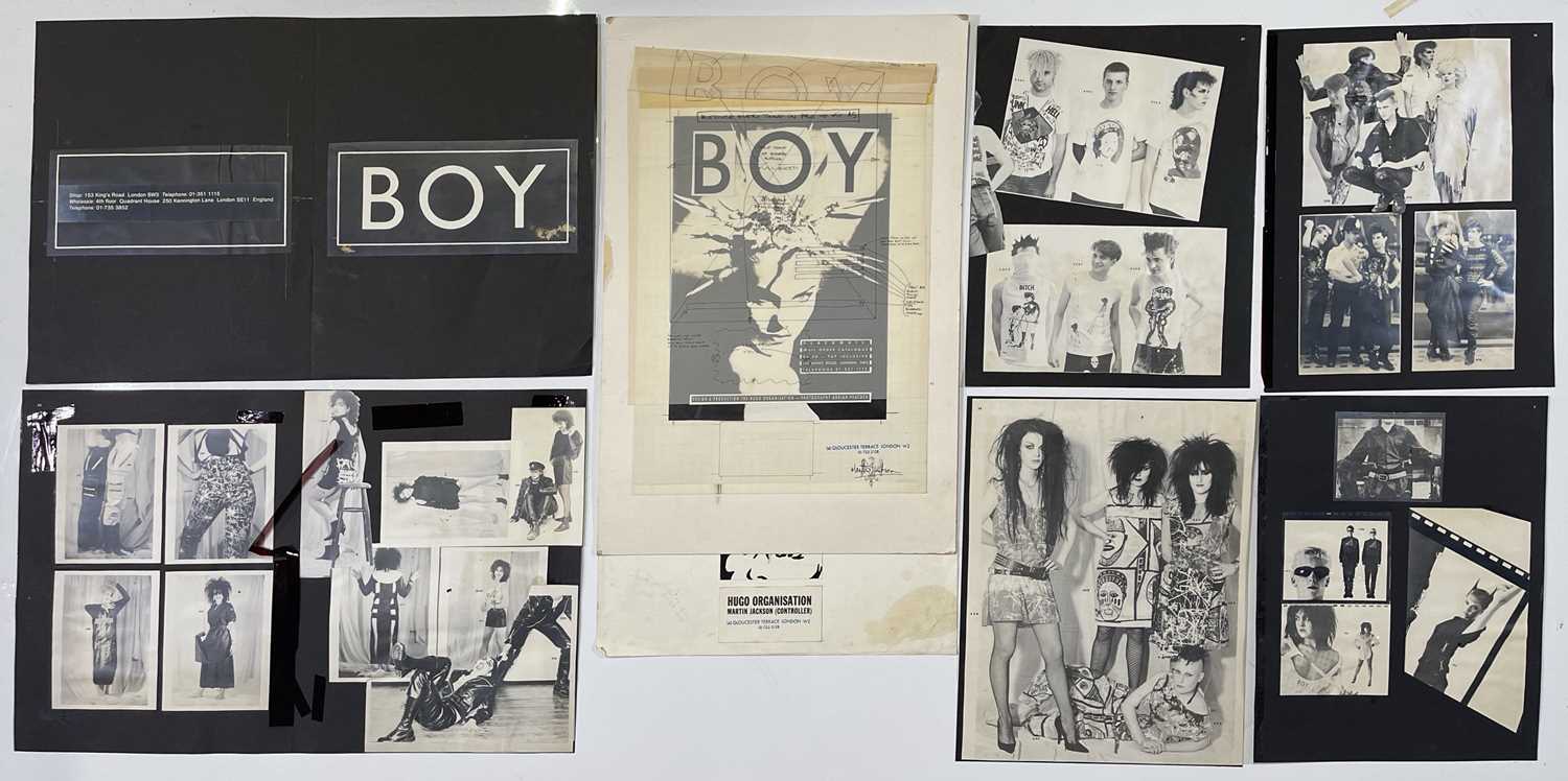 Lot 68 - BOY LONDON ARCHIVE - ORIGINAL DESIGNS FOR BLACKMAIL CATALOGUE.