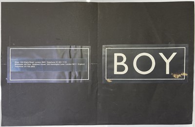 Lot 68 - BOY LONDON ARCHIVE - ORIGINAL DESIGNS FOR BLACKMAIL CATALOGUE.