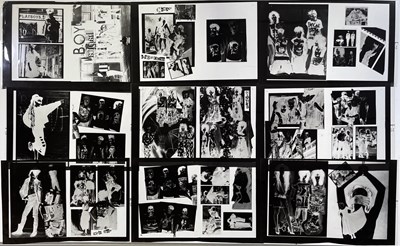 Lot 69 - BOY LONDON ARCHIVE - ORGINAL AND ICONIC 1980 'BLACKMAIL' CATALOGUE MOCKUPS INC TRANSPARENCIES.