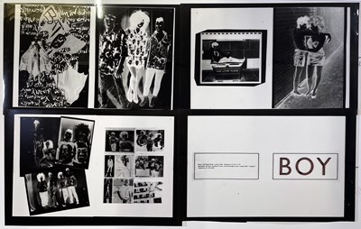 Lot 69 - BOY LONDON ARCHIVE - ORGINAL AND ICONIC 1980 'BLACKMAIL' CATALOGUE MOCKUPS INC TRANSPARENCIES.