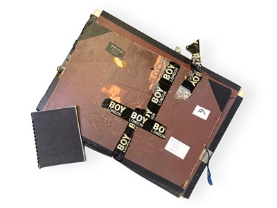 Lot 69 - BOY LONDON ARCHIVE - ORGINAL AND ICONIC 1980 'BLACKMAIL' CATALOGUE MOCKUPS INC TRANSPARENCIES.