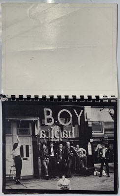 Lot 69 - BOY LONDON ARCHIVE - ORGINAL AND ICONIC 1980 'BLACKMAIL' CATALOGUE MOCKUPS INC TRANSPARENCIES.