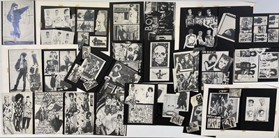 Lot 69 - BOY LONDON ARCHIVE - ORGINAL AND ICONIC 1980 'BLACKMAIL' CATALOGUE MOCKUPS INC TRANSPARENCIES.