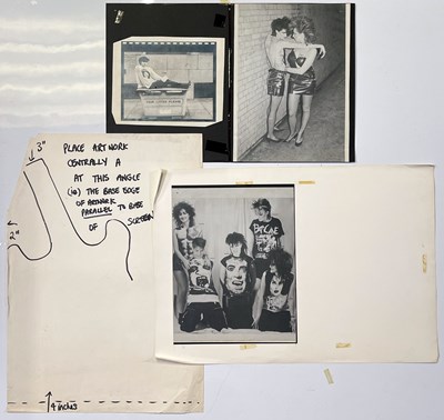 Lot 69 - BOY LONDON ARCHIVE - ORGINAL AND ICONIC 1980 'BLACKMAIL' CATALOGUE MOCKUPS INC TRANSPARENCIES.