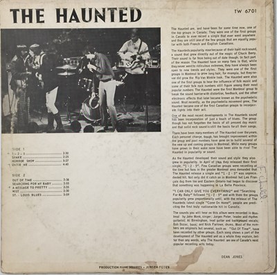 Lot 15 - THE HAUNTED - S/T LP (CANADIAN GARAGE - TRANS WORLD - TW-6701)
