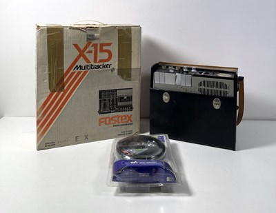 Lot 24 - MUSIC EQUIPMENT (FOSTEX, UHER, WALKMAN).