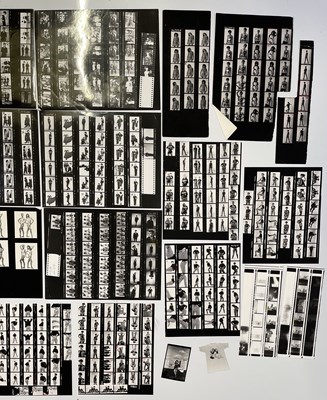 Lot 82 - BOY LONDON ARCHIVE - CONTACT SHEET COLLECTION - BOY SHOOTS AND BEHIND THE SCENES.