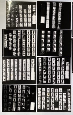 Lot 83 - BOY LONDON ARCHIVE - CONTACT SHEET COLLECTION - BOY SHOOTS AND BEHIND THE SCENES.
