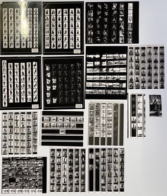 Lot 83 - BOY LONDON ARCHIVE - CONTACT SHEET COLLECTION - BOY SHOOTS AND BEHIND THE SCENES.