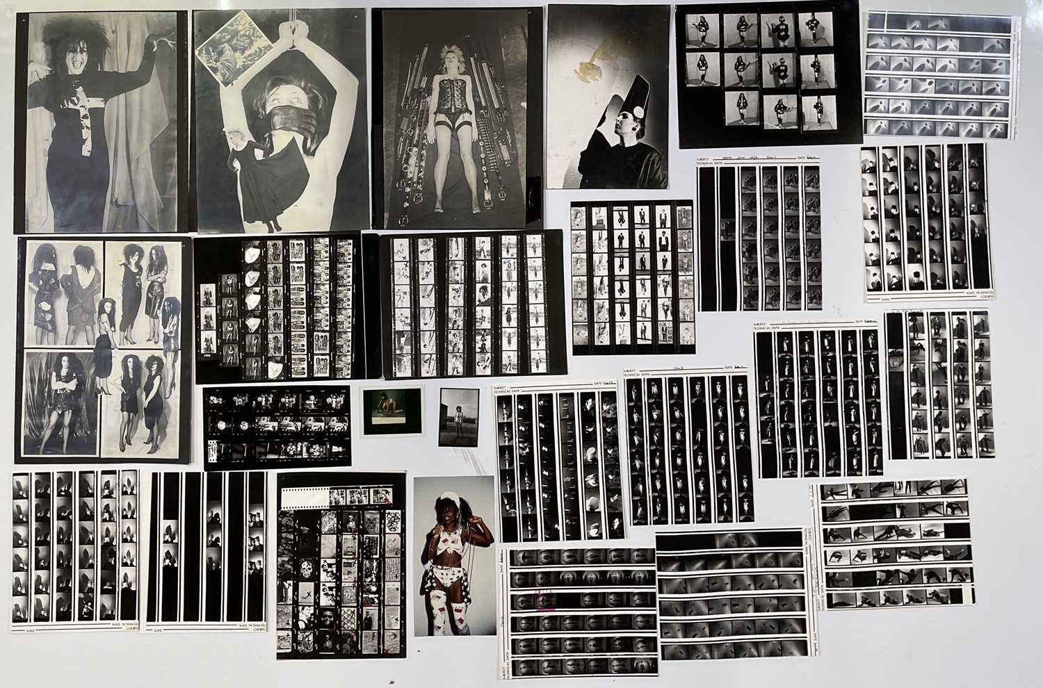 Lot 84 - BOY LONDON ARCHIVE - CONTACT SHEETS AND PHOTOGRAPHS.