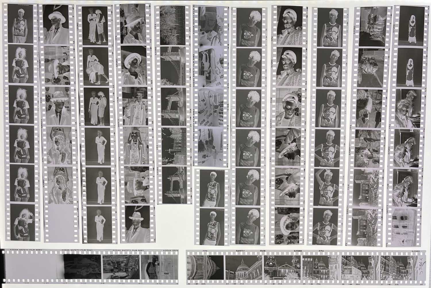Lot 92 - BOY LONDON ARCHIVE - COLLECTION OF PHOTO NEGATIVES.