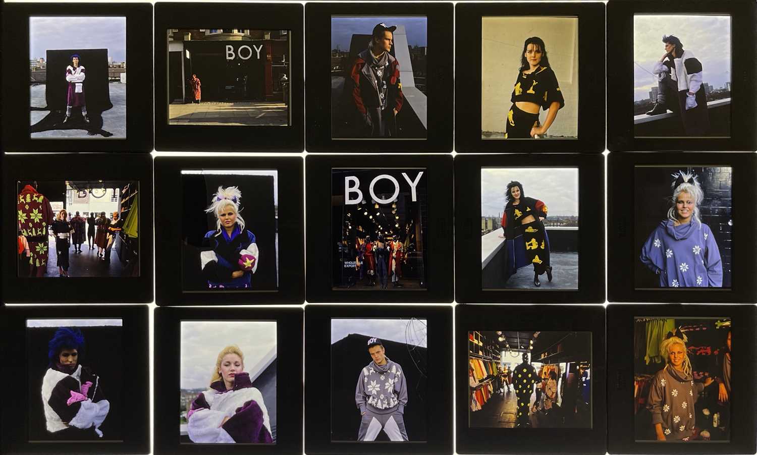 Lot 95 - BOY LONDON ARCHIVE - COLLECTION OF COLOUR PHOTO TRANSPARENCIES.
