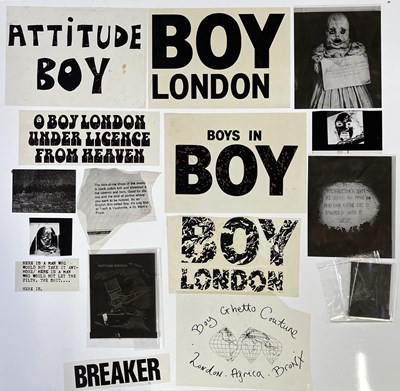 Lot 98 - BOY LONDON ARCHIVE - CELLULOIDS USED IN DESIGN OF BOY IMAGERY.