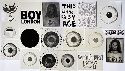 Lot 99 - BOY LONDON - CELLULOIDS WITH BOY DESIGNS.