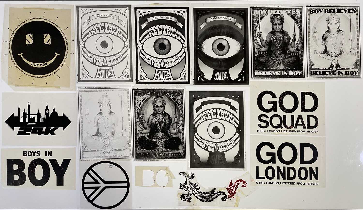 Lot 100 - BOY LONDON ARCHIVE - CELLULOID DESIGNS.