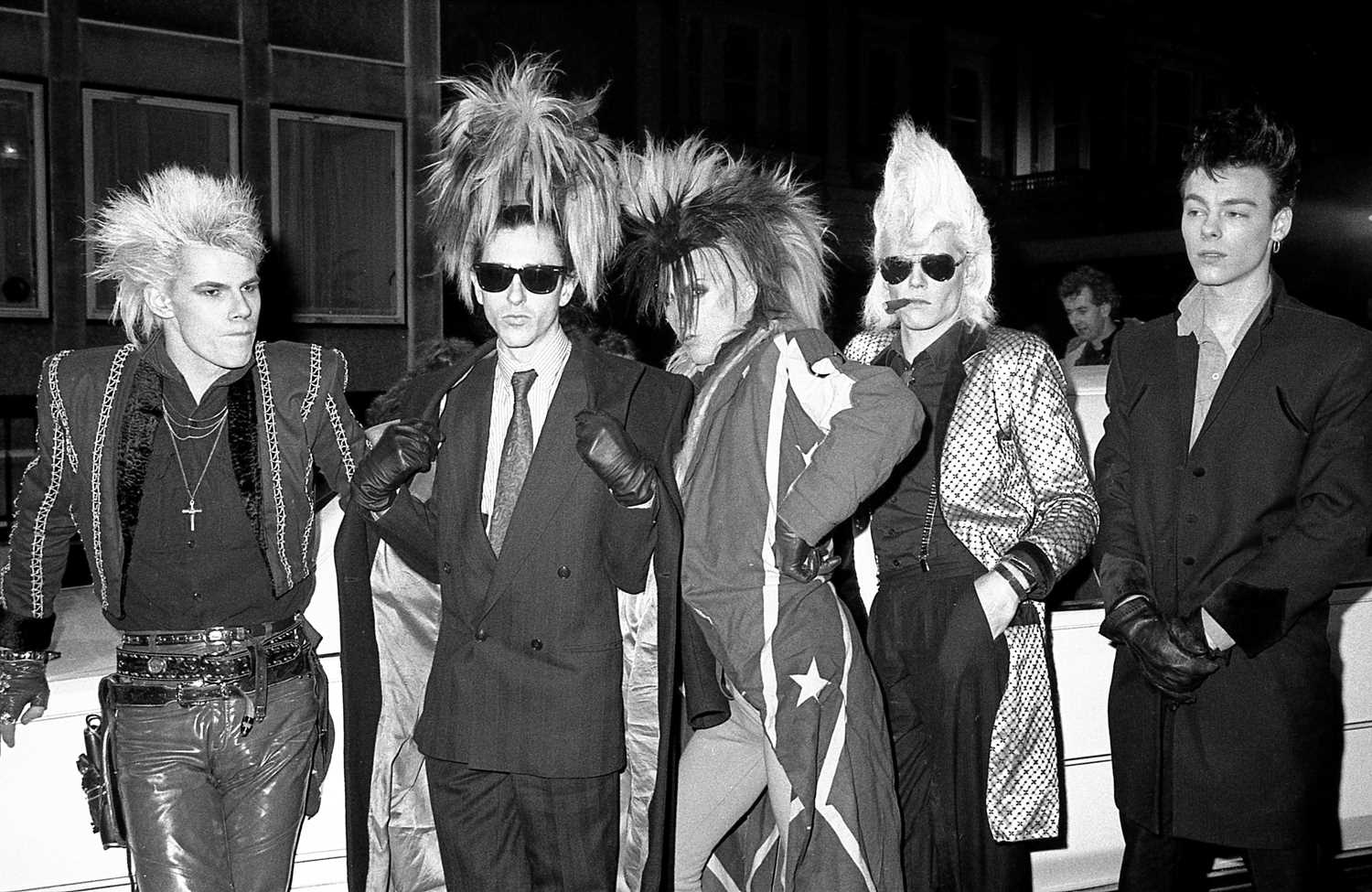 Lot 56 - SIGUE SIGUE SPUTNIK - VIDEO SHOOT STILLS AND PROMO IMAGES - IMAGES WITH COPYRIGHT.