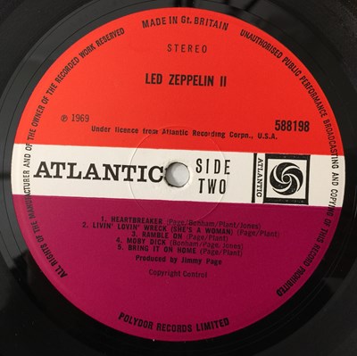 Lot 24 - LED ZEPPELIN - II LP (UK PLUM/ RED - WRECK LABEL - 588198)