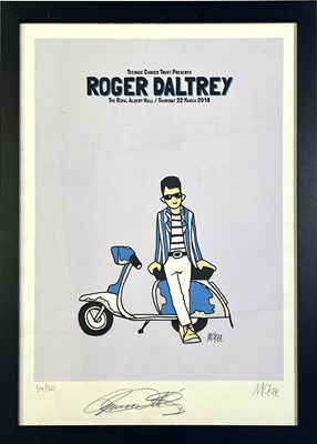 Lot 36 - PETE MCKEE (1966-) - THE WHO INTEREST - ROGER DALTREY SIGNED LIMITED EDITION PRINT.