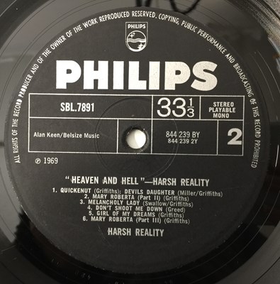 Lot 43 - HARSH REALITY - HEAVEN & HELL LP (UK ORIGINAL - SBL 7891)