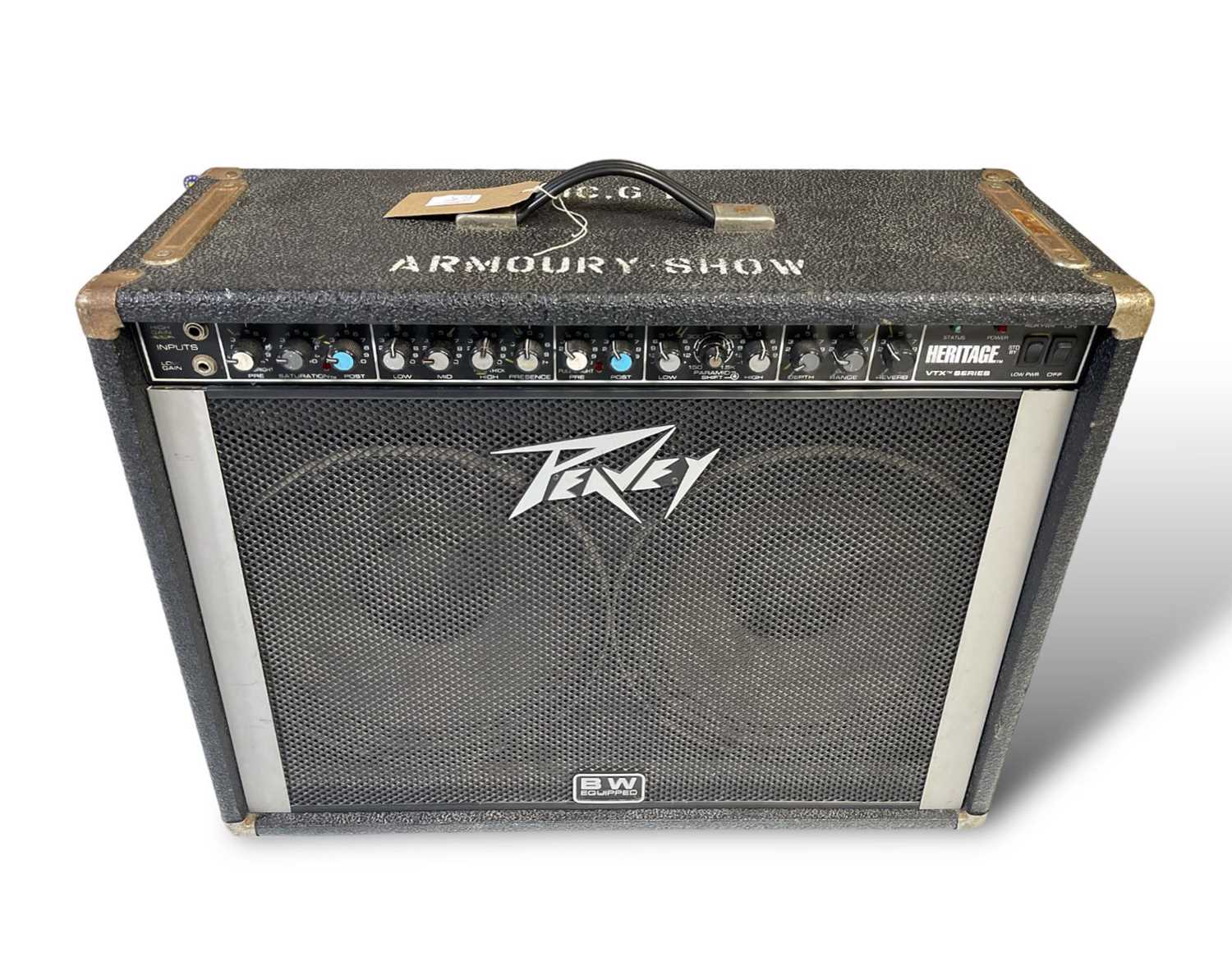 Lot 251 - PUNK INTEREST - JOHN MCGEOGH OWNED AND USED PEAVEY AMPLIFIER.