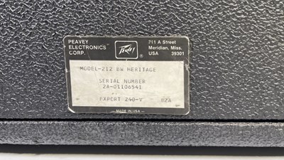 Lot 251 - PUNK INTEREST - JOHN MCGEOGH OWNED AND USED PEAVEY AMPLIFIER.
