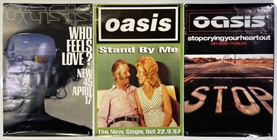 Lot 157 - ASSORTED MUSIC POSTERS INC OASIS.
