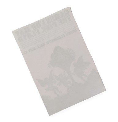 Lot 110 - PINK FLOYD - GAMES FOR MAY ORIGINAL HANDBILL.