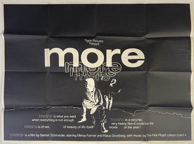 Lot 111 - PINK FLOYD INTEREST - MORE (1969) DIR BARBET SCHROEDER - AN ORIGINAL BRITISH QUAD POSTER.